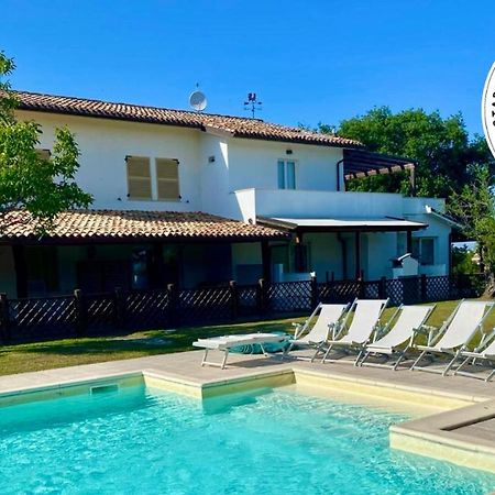 Viva3 - Numana, Ampio Trilocale In Villa Con Piscina Eksteriør billede