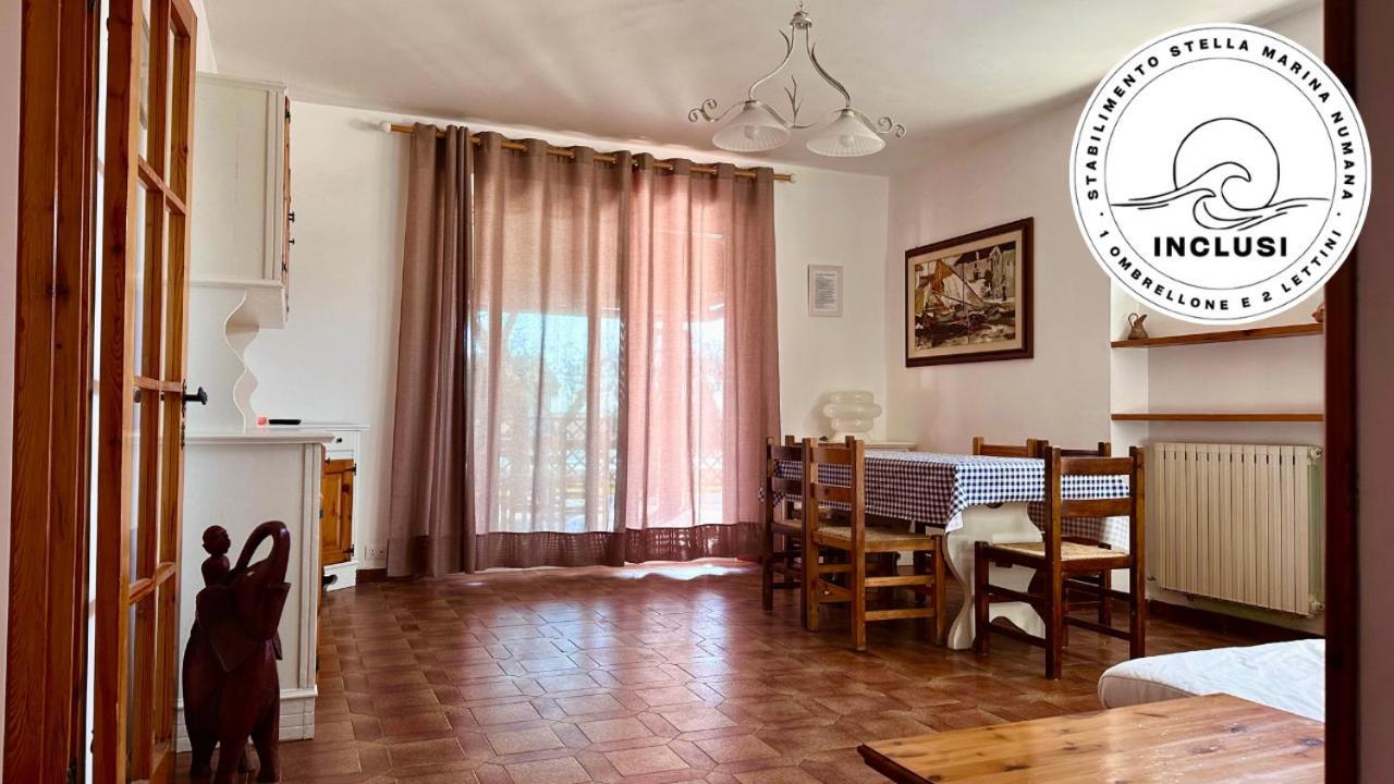 Viva3 - Numana, Ampio Trilocale In Villa Con Piscina Eksteriør billede